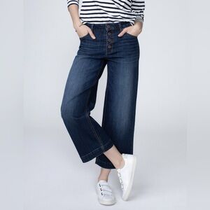 UNPUBLISHED Greta High waist crop-jeans blue crush